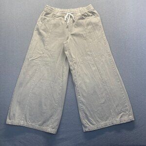 Women's High-Rise Drawstring Wide Leg Relaxed Fit Size XL Pockets